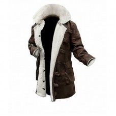 Bane Swedish Bomber Shearling Leather Jacket